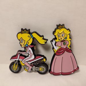 Super Mario Princess Peach Enamel Pins Bundle Official Nintendo Collectibles